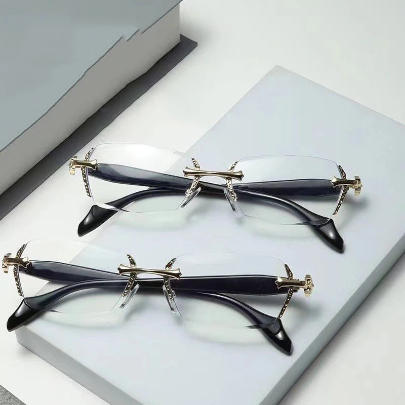 Retro Frameless  Glasses - Keto