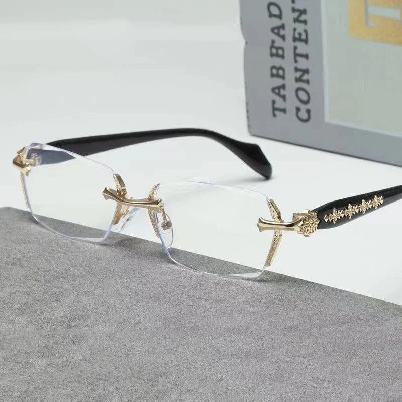 Retro Frameless  Glasses - Keto