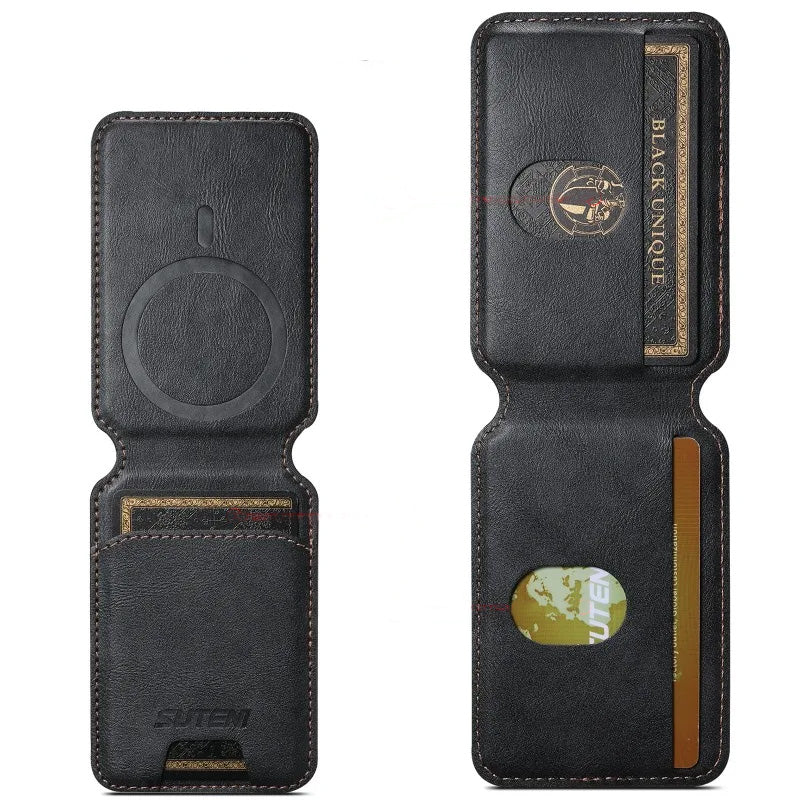 Leather Card holder with MagSafe - Keto