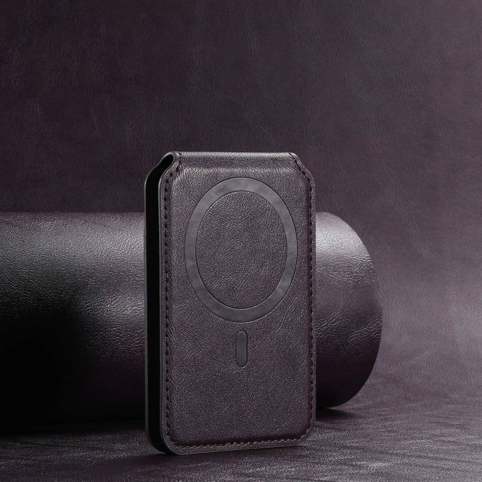 Leather Card holder with MagSafe - Keto